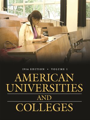 cover image of American Universities and Colleges